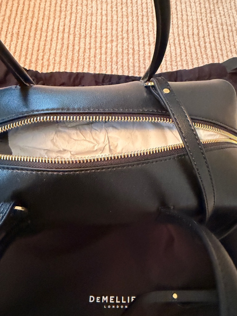 DeMellier - The Midi Stockholm - Black Fine Grain - Picture 6 of 14